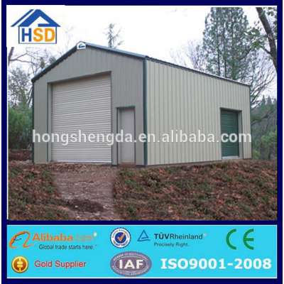 Sandwich Panel steel structure house as garage